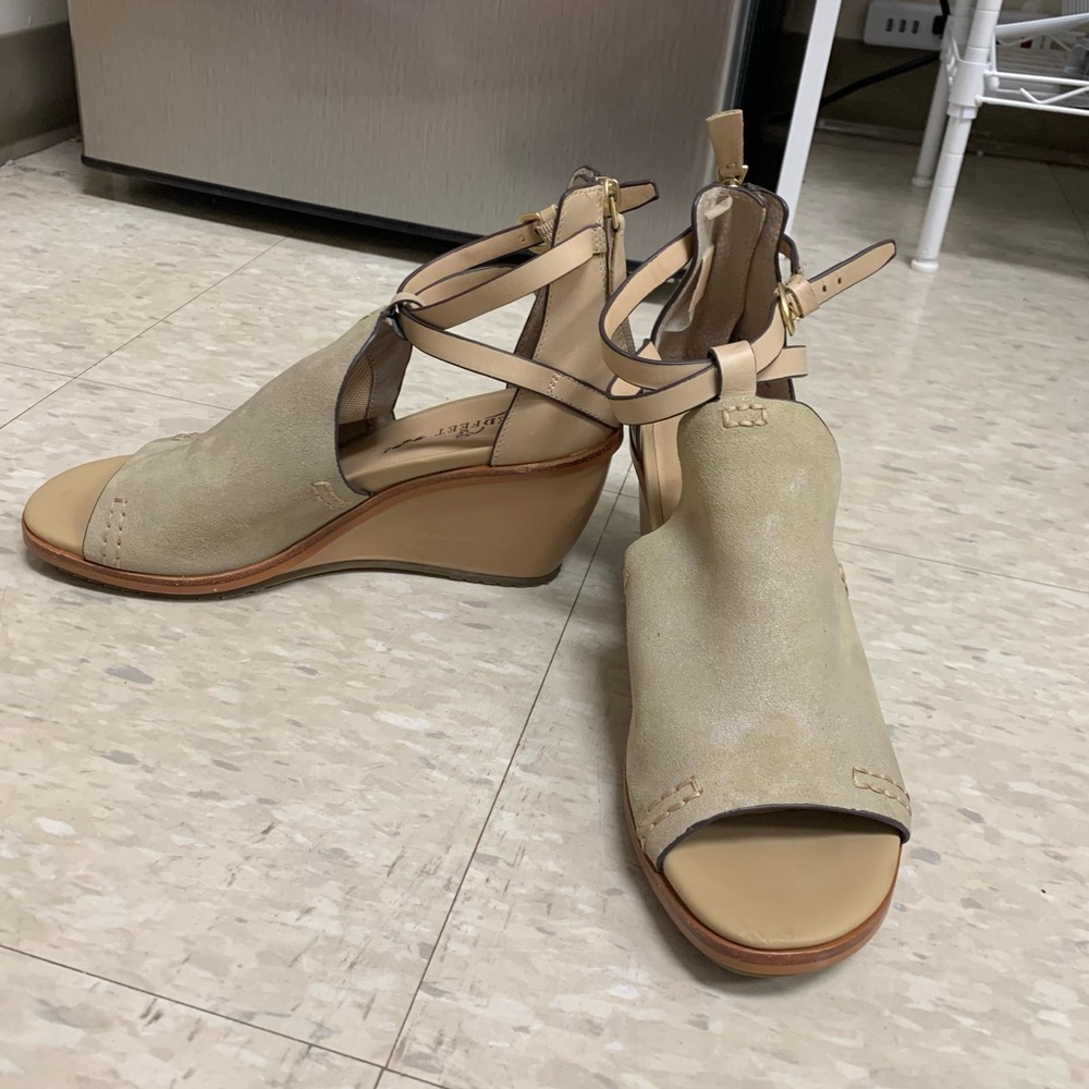 strappy wedges